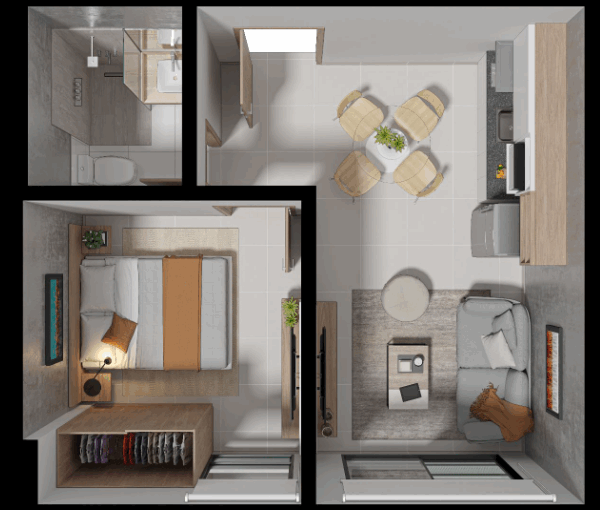Habitación Junior Contra Frente (Contado)